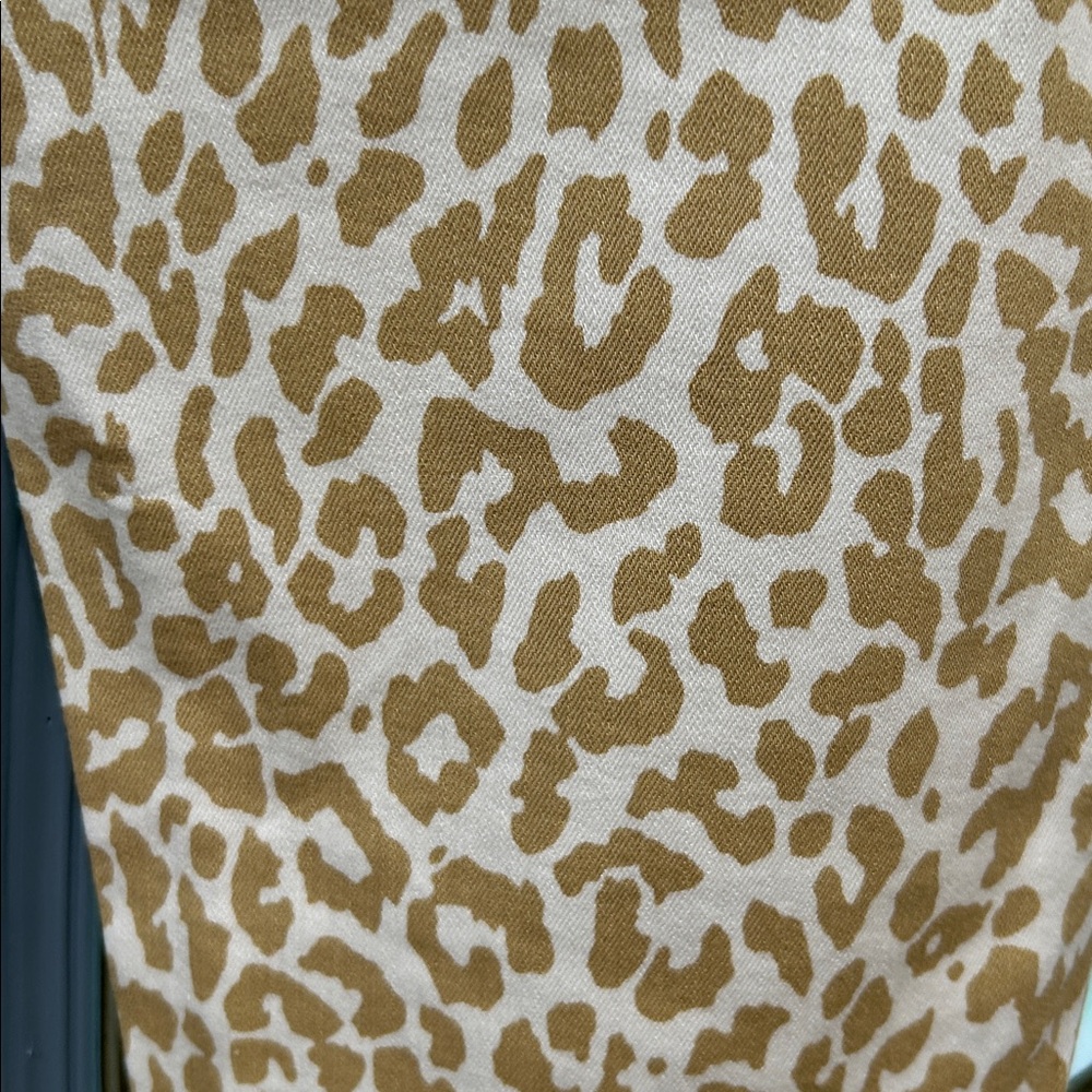 J Crew Animal Print Jeans, NWOT. - Picture 4 of 4